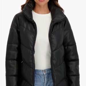 Sebby Women's Black Puffer Jacket